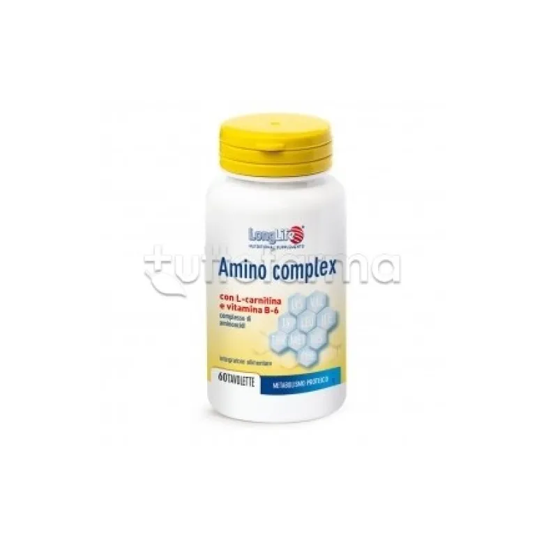 Longlife Amino Complex Integratore con Proteine del Latte 60 Tavolette