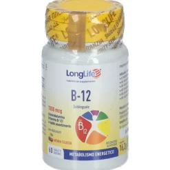Longlife B12 1000mcg Integratore con Vitamina B 60 Tavolette