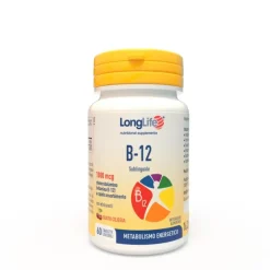 Longlife B12 1000mcg Integratore con Vitamina B 60 Tavolette