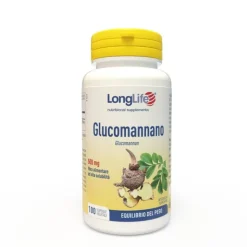Longlife Glucomannano Integratore per Controllo del Peso 100 Capsule