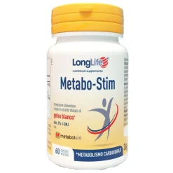 Longlife Metabo Stim Integratore Antiossidante e Drenante 60 Capsule Vegetali Senza Glutine