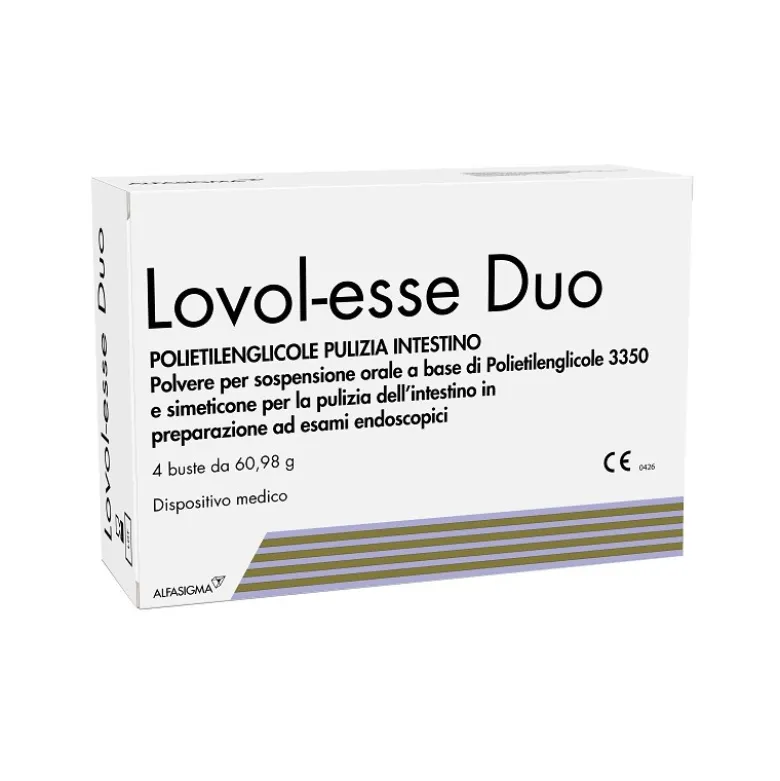 Lovol-esse Duo Pulizia Intestinale 4 Bustine