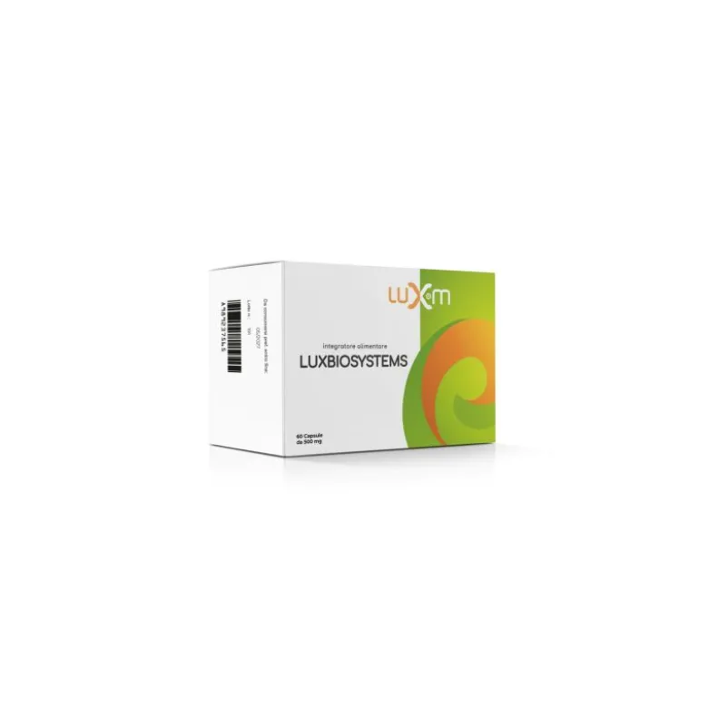 Luxbiosystem Integratore per Salute Intestinale 60 Capsule
