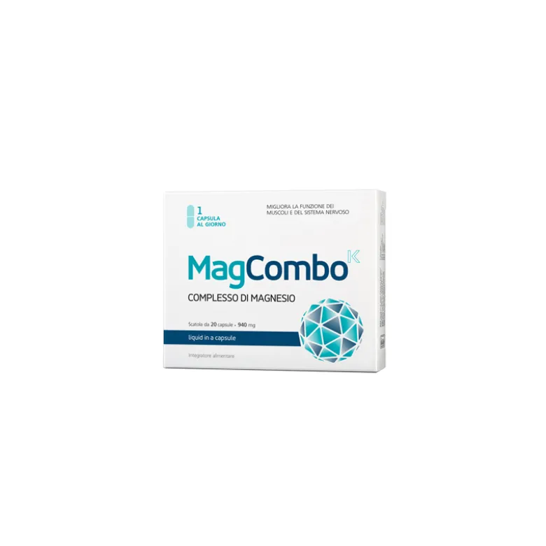 Magcombo Integratore Magnesio per Stanchezza 20 Capsule