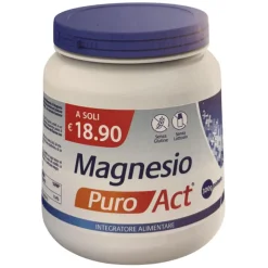 Magnesio Puro Act Integratore Magnesio per Stanchezza Polvere 300g