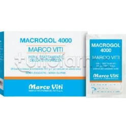 Marco Viti Macrogol 4000 Lassativo Stitichezza e Regolarità Intestinale 20 Bustine