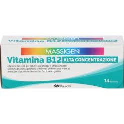 Marco Viti Massigen DailyVit+ Vitamina B12 Integratore Multivitaminico 14 Flaconcini