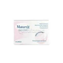 Matervit Integratore Multivitaminico per Gravidanza 30 Capsule
