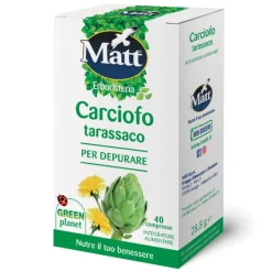 Matt Erboristeria Carciofo Tarassaco depurativo e digestivo 40 compresse