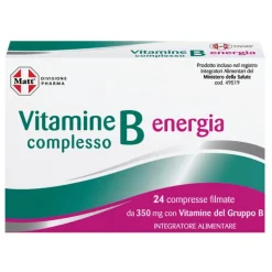 Matt Pharma Complesso Completo B Energia per Energia e Benessere 24 Compresse