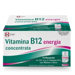 Matt Vitamina B12 Energia Concentrato Integratore per Stanchezza 15 Flaconcini
