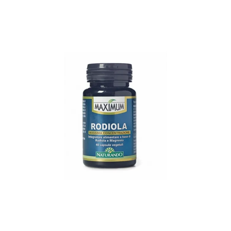 Maximum Rodiola Integratore per Memoria 40 Capsule