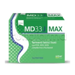 MD33 J Max Integratore con Fermenti Lattici per Bambini Confezione Risparmio 21 Bustine