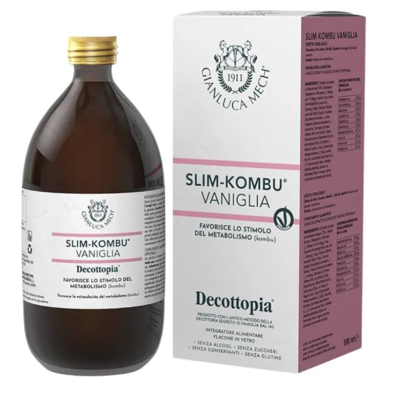 Mech Slim Kombu Vaniglia Integratore per il Drenaggio 500ml
