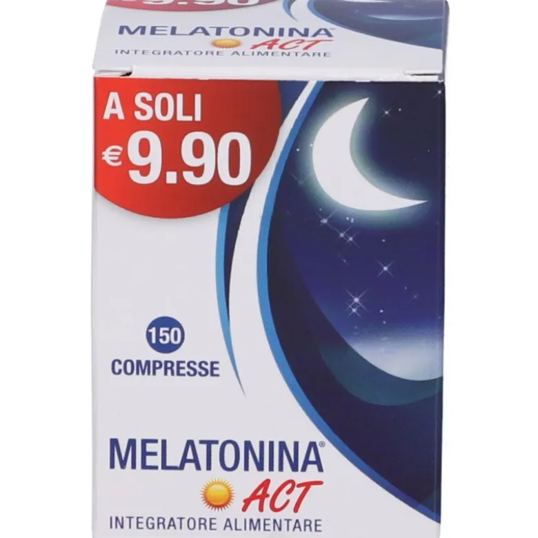 Melatonina Act Integratore per Sonno 150 Compresse
