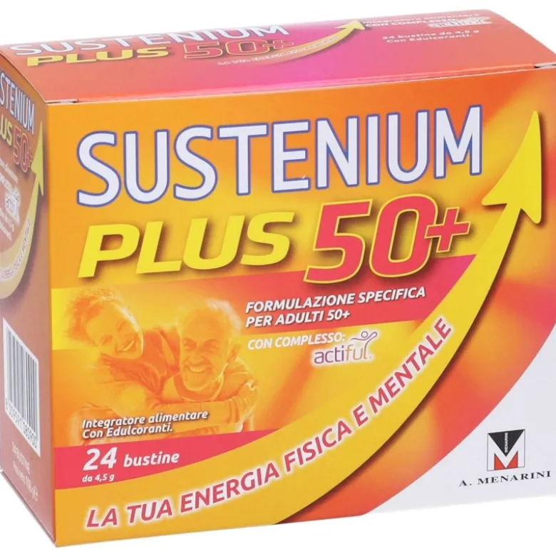 Menarini Sustenium Plus 50+ Integratore Energizzante 24 Bustine