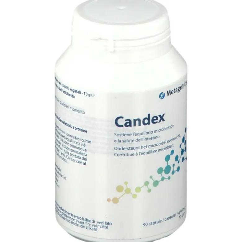 Metagenics Candex Integratore per Intestino 90 Capsule