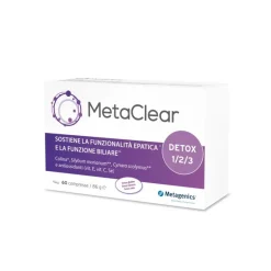 Metagenics MetaClear Integratore per Funzionalità Epatica 60 Compresse