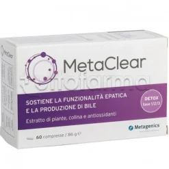 Metagenics MetaClear Integratore per Funzionalità Epatica 60 Compresse