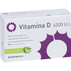 Metagenics Vitamina D 4000 U.I. 168 Compresse Masticabili