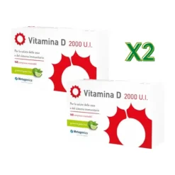 Metagenics Vitamina D 2000 U.I. 168 Compresse Masticabili - 2 Confezioni