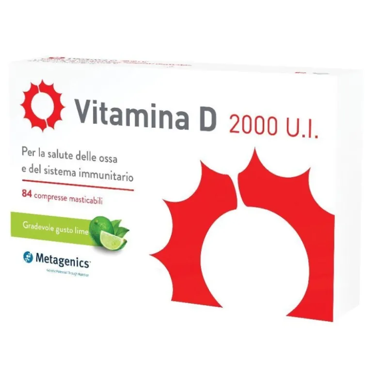 Metagenics Vitamina D 2000 U.I. 84 Compresse Masticabili