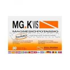 MGK VIS Integratore con Magnesio Potassio e Creatina 30 Bustine Gusto Arancia