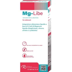 Mg-Libe Integratore Magnesio Liquido per Energia e Benessere 200ml
