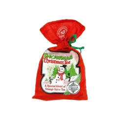 Mlesna Snowman Christmas Tea Tè Nero Ceylon Arancia e Spezie 10 Filtri