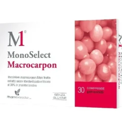 Monoselect Macrocarpon Integratore per Cistite e Vie Urinarie 30 Compresse