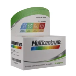 Multicentrum Adulti integratore multivitaminico per energia e benessere 30 compresse