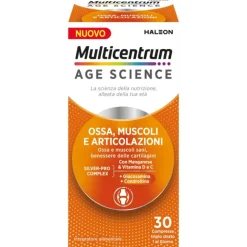 Multicentrum Age Science Integratore Ossa Muscoli e Articolazioni 30 Compresse
