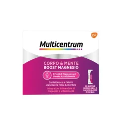 Multicentrum Boost Magnesio Integratore di Magnesio 30 Bustine