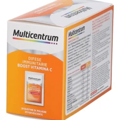 Multicentrum Difese Immunitarie Integratore di Vitamina C Formato Convenienza 28 Bustine
