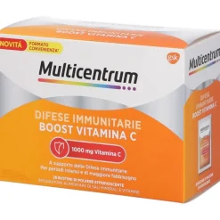 Multicentrum Difese Immunitarie Integratore di Vitamina C Formato Convenienza 28 Bustine