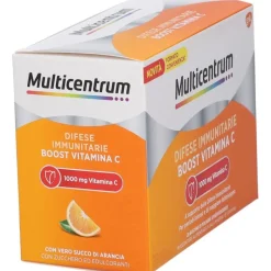Multicentrum Difese Immunitarie Integratore di Vitamina C Formato Convenienza 28 Bustine