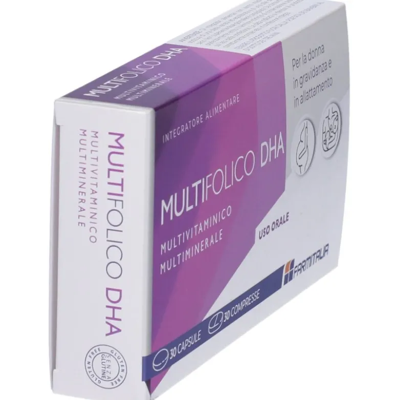 Multifolico DHA Integratore per Gravidanza e Allattamento 60 Capsule