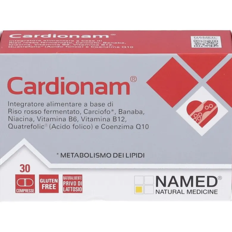 Named Cardionam Integratore per il Colesterolo 30 Compresse