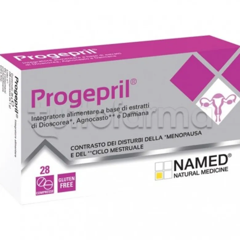 Named Progepril Integratore per Menopausa e Ciclo Mestruale 28 Compresse