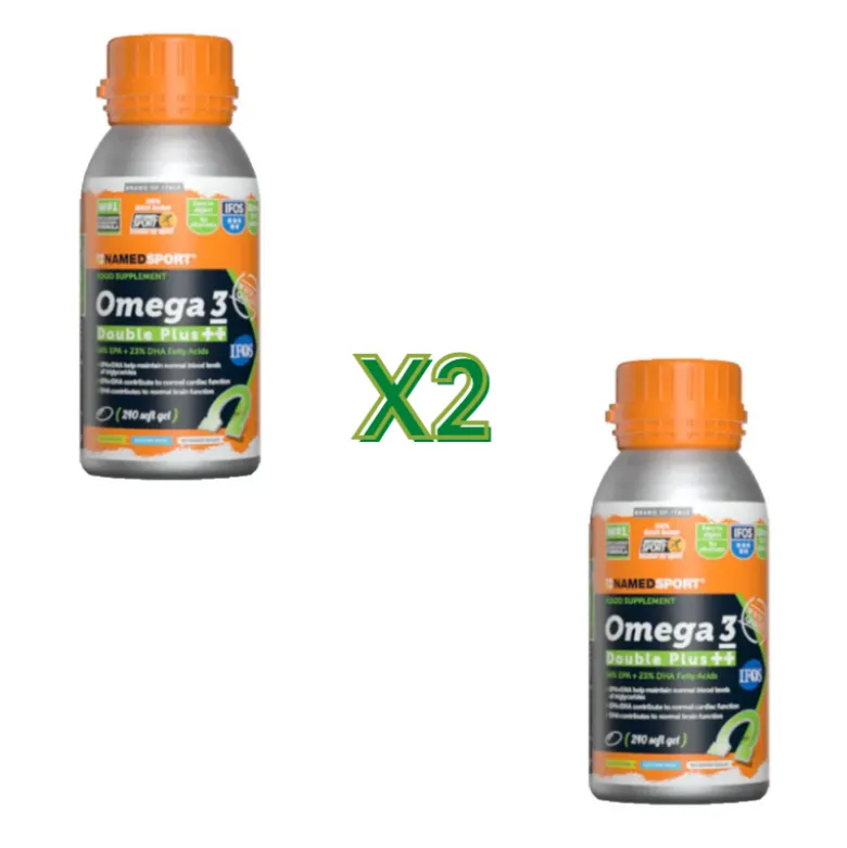 Named Sport Omega 3 Double Plus per Colesterolo e Cuore 2x240 Capsule