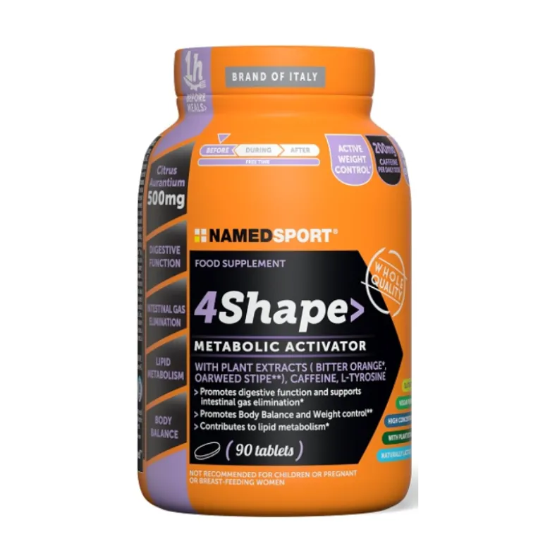 Named Sport 4 Shape Integratore per Controllo del Peso 90 Compresse