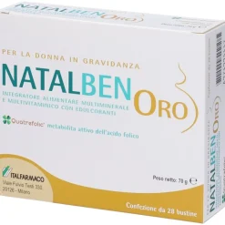 Natalben Oro Integratore Vitamine e Minerali per Gravidanza 28 Bustine