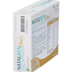 Natalben Oro Integratore Vitamine e Minerali per Gravidanza 28 Bustine