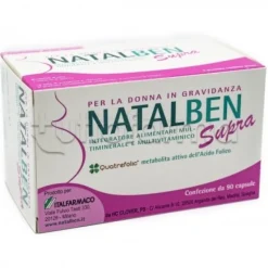 Natalben Supra Integratore per Donna in Gravidanza 90 Capsule Molli