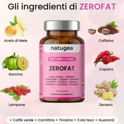 Natugea Zero Fat Integratore Controllo del Peso 60 Compresse