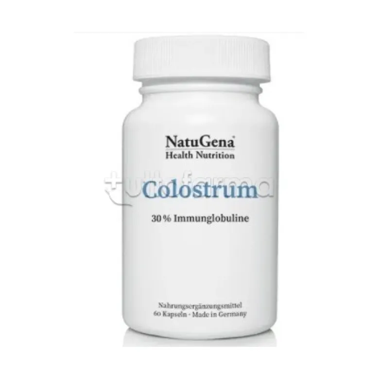 Natugena Colostrum Integratore per Difese Immunitarie 60 Capsule