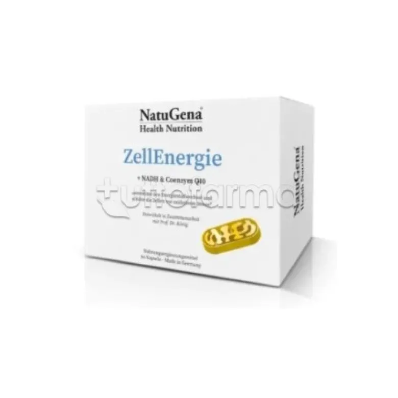 Natugena ZellEnergie Integratore Ricostituente 60 Capsule