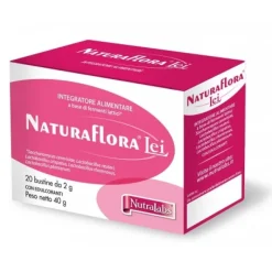 Naturaflora Lei Integratore Fermenti Lattici Intestino e Flora Vaginale 20 Bustine