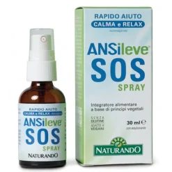 Naturando Ansileve Sos Spray Integratore per Benessere Mentale 30ml