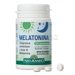 Naturando Melatonina Integratore per Sonno 120 Compresse